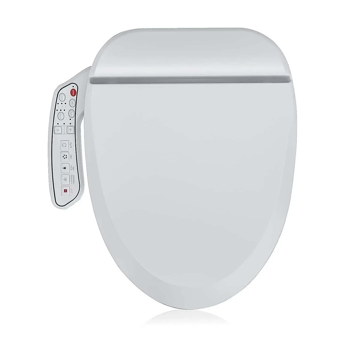 ZMJH ZMA102 Elongated Smart Toilet Seat, Unlimited Warm Water, Vortex, White