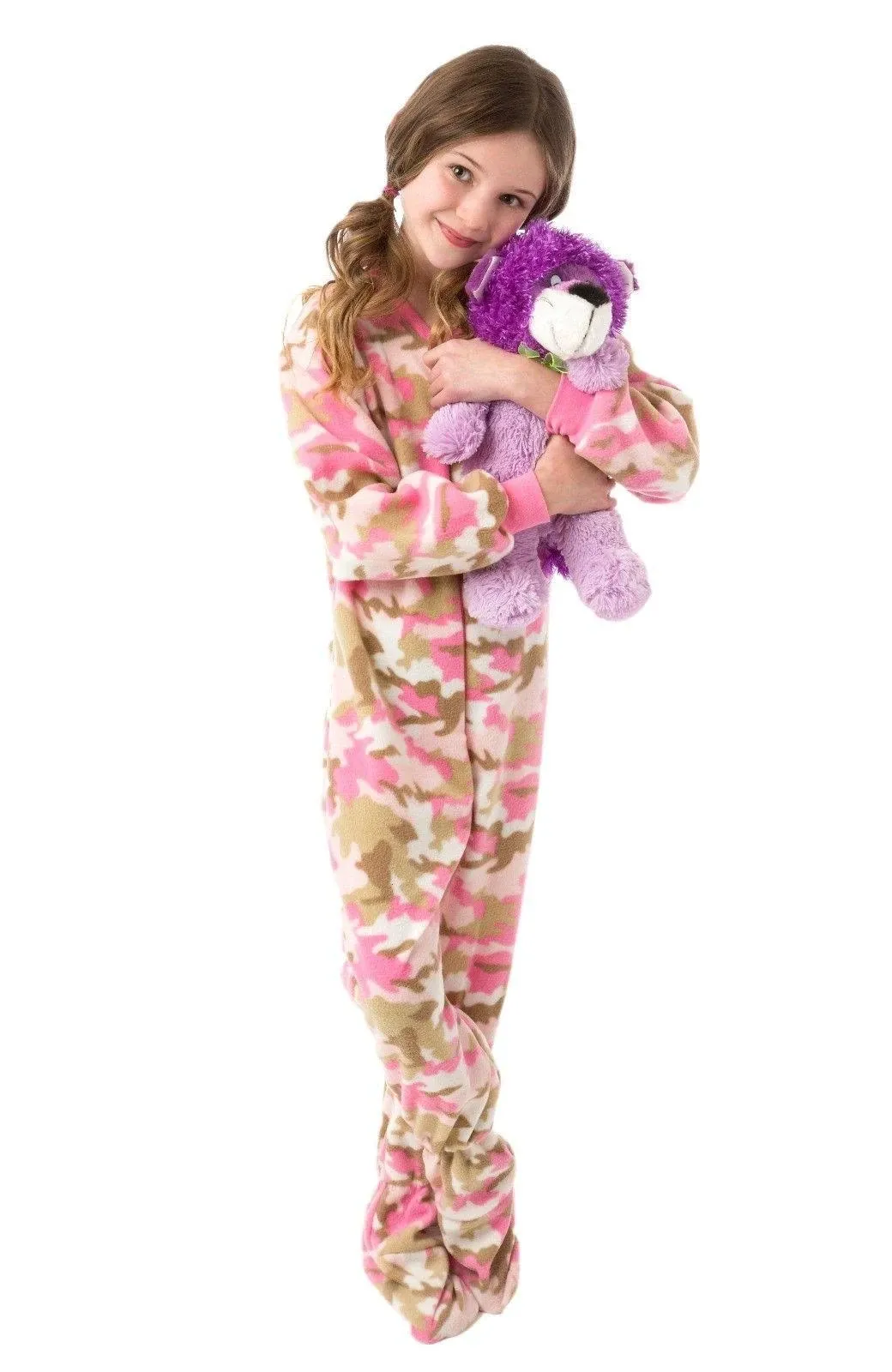 Kids One Piece Unisex Footed Pajamas