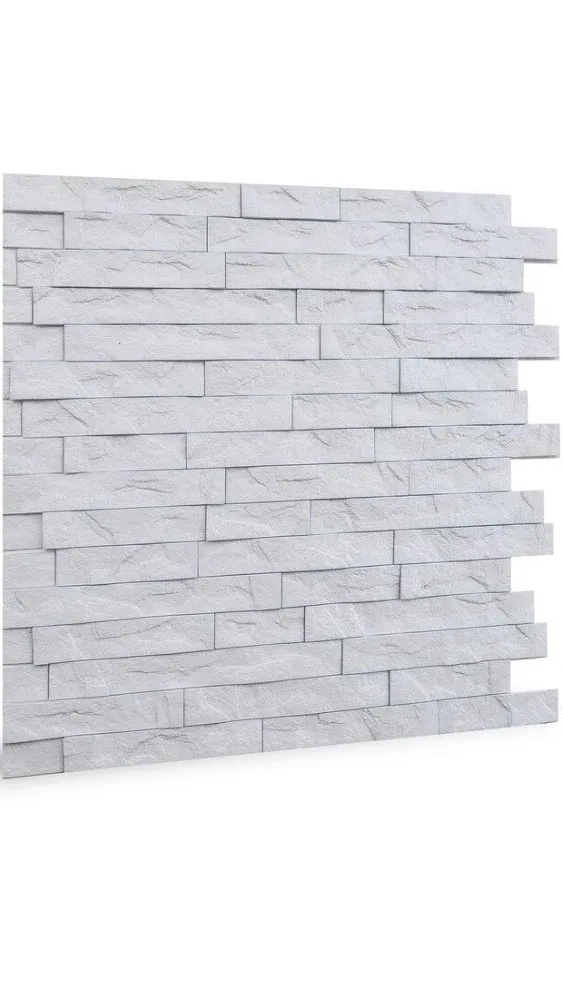 Innovera Decor by Palram 24-in x 24-in Embossed Portland Cement PVC Geometric