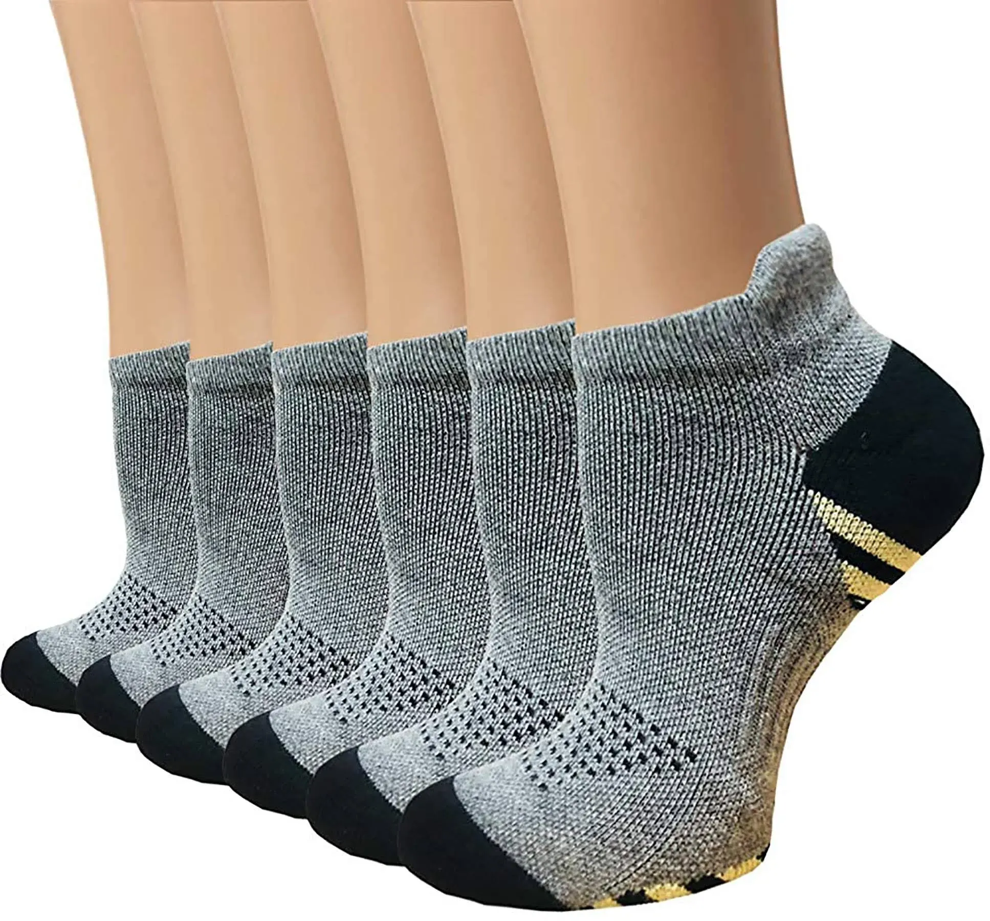 Copper Compression Socks Women and Men 6 Pairs - Circulation Arch Support Plantar ...