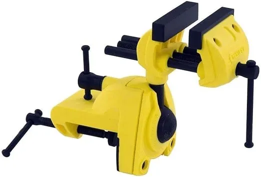 Stanley 1-83-069 MaxSteel Multi Angle Hobby Vice, Yellow/Black