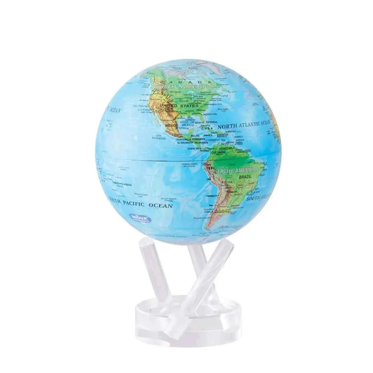 Mova Globe Relief Map Blue RBE