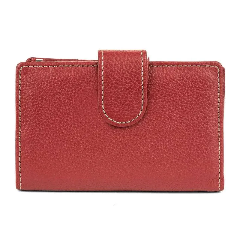 Red Leather Women&#039;s Mundi Wallet