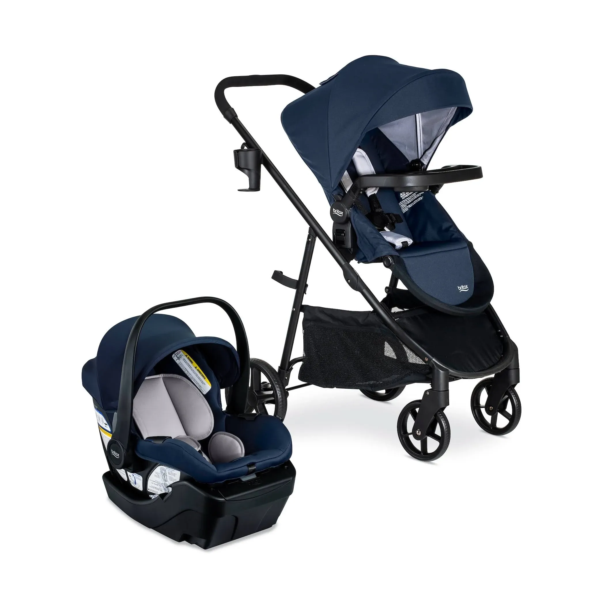 Britax Willow Brook Travel System - Onyx Glacier