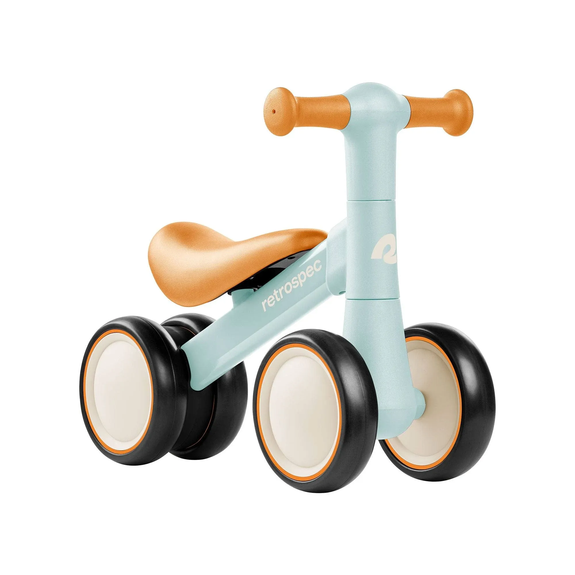 Retrospec Cricket Baby Walker Balance Bike with 4 Wheels for Ages 12-24 Months - Toddler Bicycle Toy for 1 Year Old