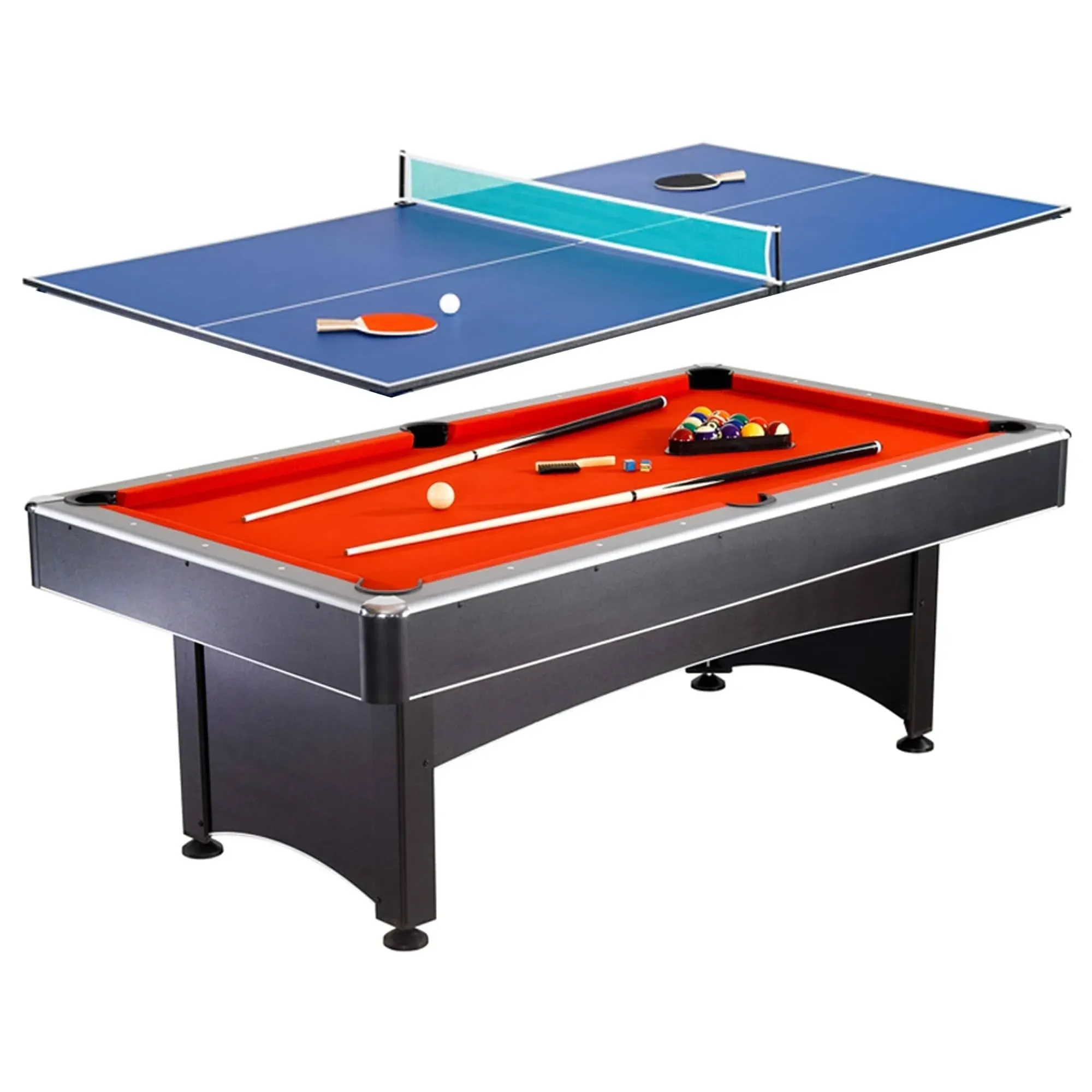 Hathaway Maverick 7 ft Pool Table with Table Tennis