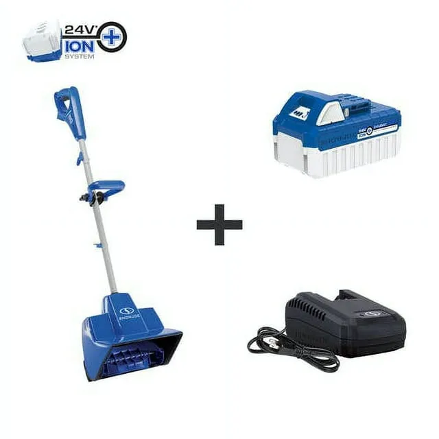 Snow Joe 24V-SS11 24-Volt 11-Inch 4-Ah Cordless Snow Shovel, Kit (w/4-Ah Battery + Quick Charger)