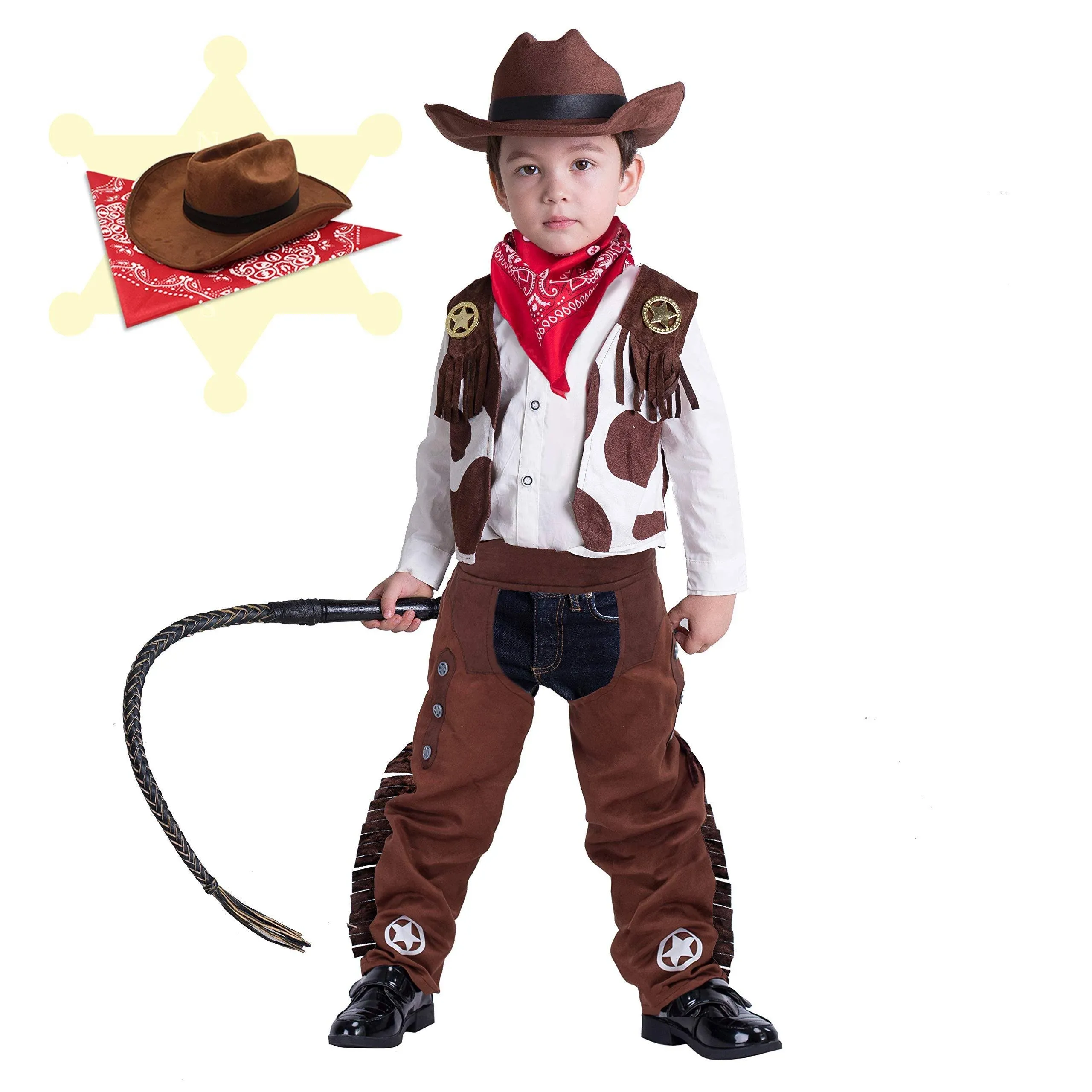 Spooktacular Creations Cowboy Costume Deluxe Set for Kids Halloween Party Dress ...