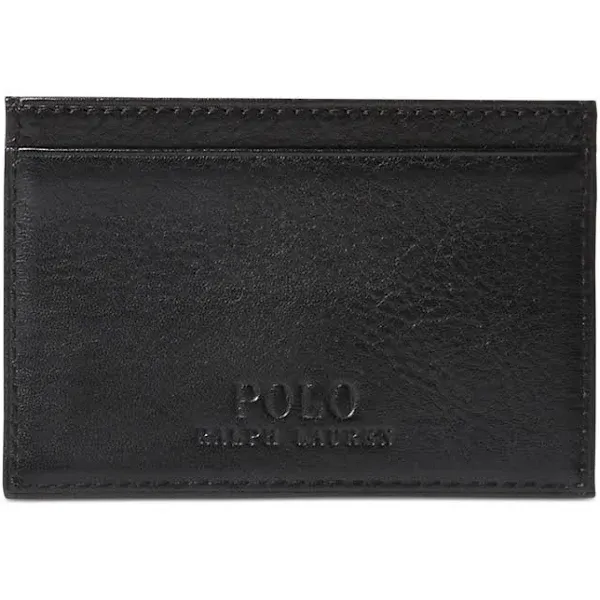 "Men's Pebbled Leather Card Case"