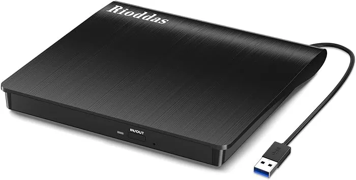 Rioddas CDcd45cd-1-e4 CD/DVD +/-RW External Drive