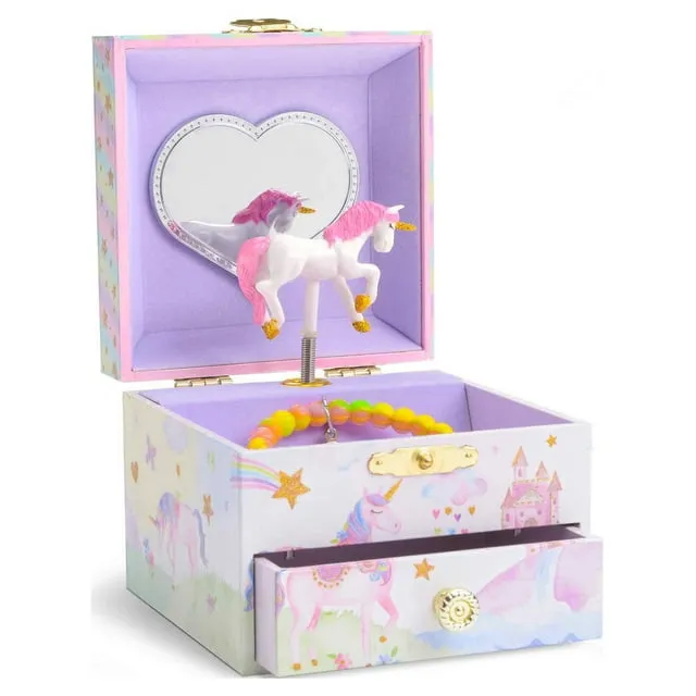 Jewelkeeper Party Unicorn Musical Jewelry Box