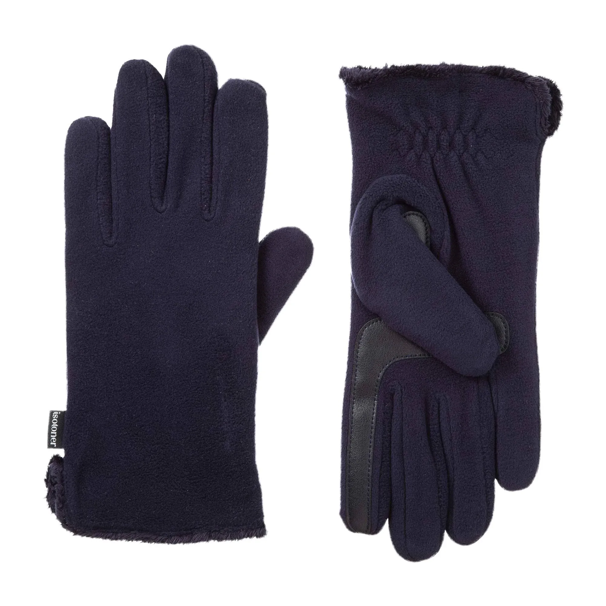 Isotoner Women's Stretch Fleece Gloves with Microluxe and Smart Touch Technology