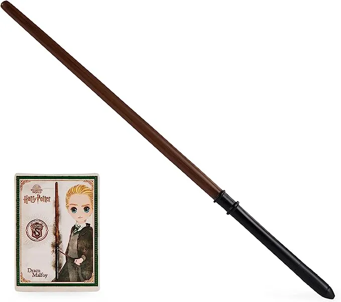 Wizarding World Harry Potter, 12-inch Spellbinding Dumbledore Magic Wand & Spell Card, Kids Toys, Accessory for Halloween Costumes for Girls & Boys