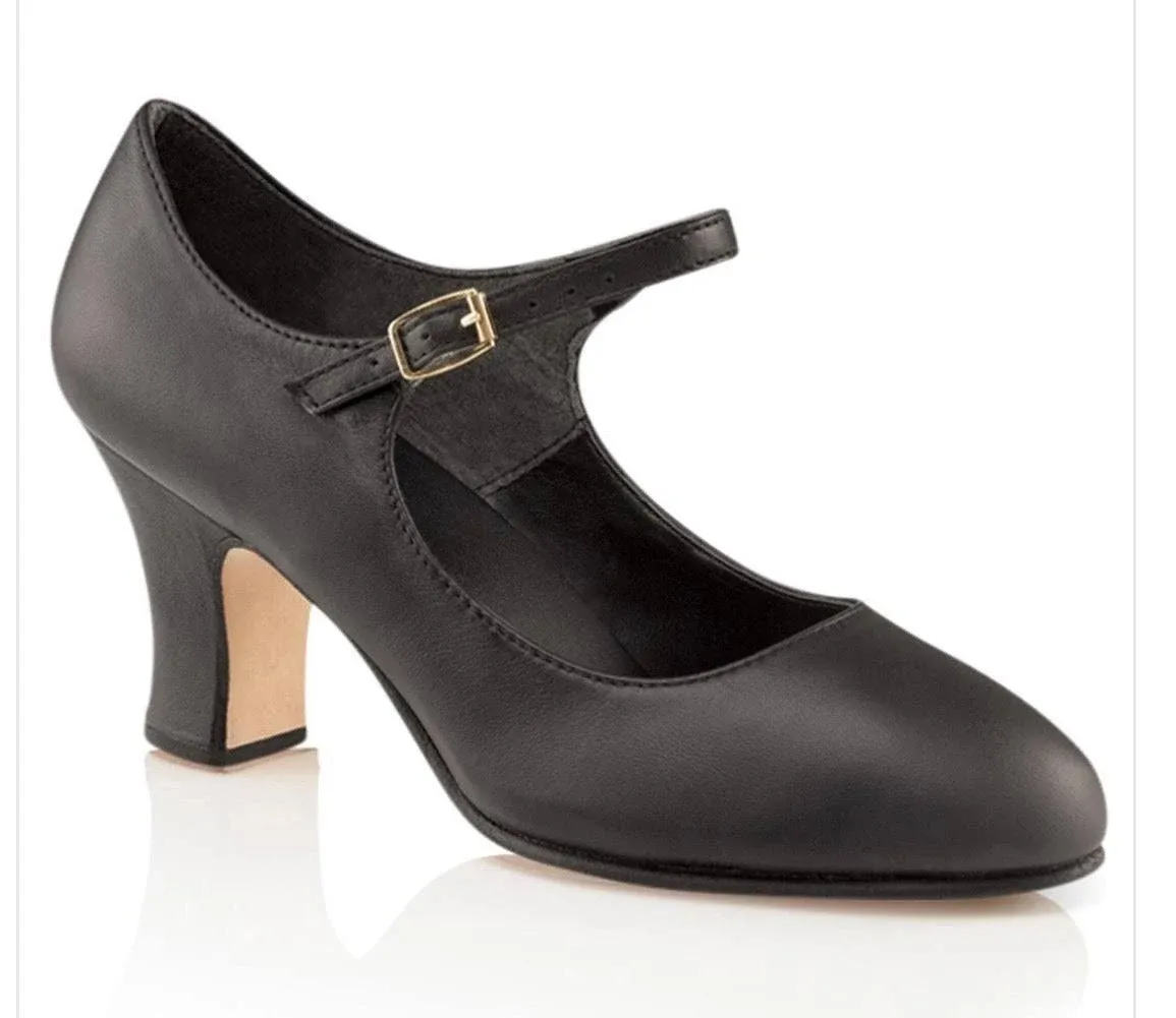 Capezio Women&#039;s Manhattan Character Shoe, 8.5 Black