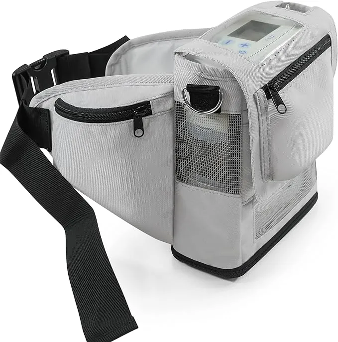 o2totes Hip/Fanny Bag compatible with the Inogen One G5 (I0-500) - Grey