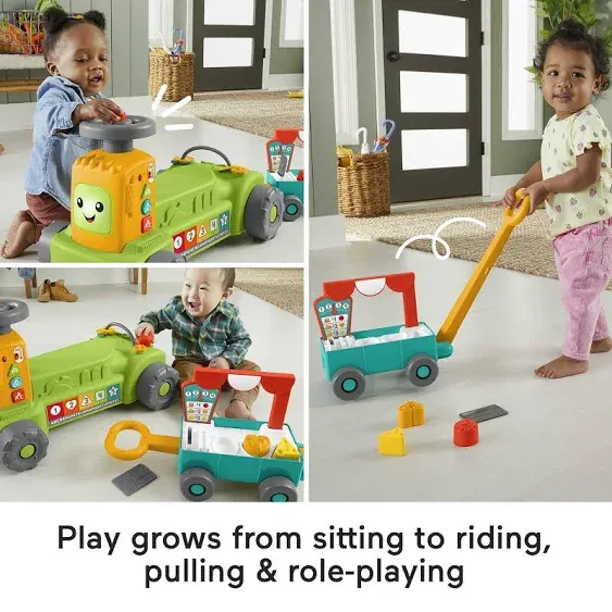 Fisher Price Laugh N Learn 4 in 1 Farm to Market Tractor