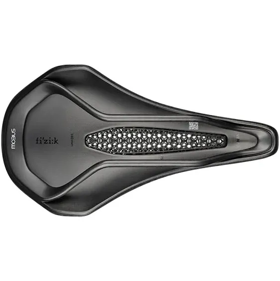 fizik Vento Argo 00 Adaptive Saddle (Black) (Carbon Rails) (3D-Printed) (150mm) 