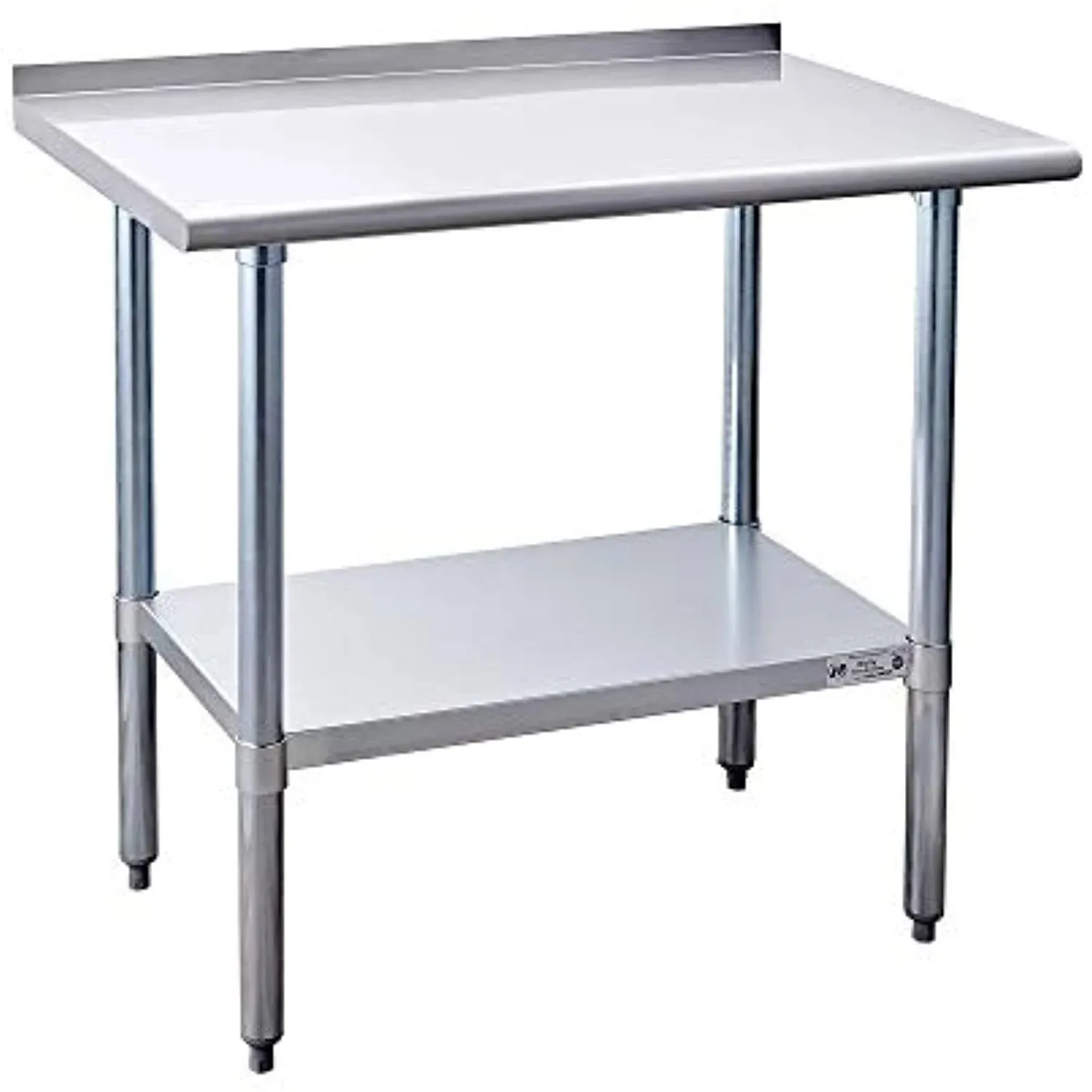 Hally Stainless Steel Table for Prep & Work 24 x 30 Inches, NSF Commercial Heav