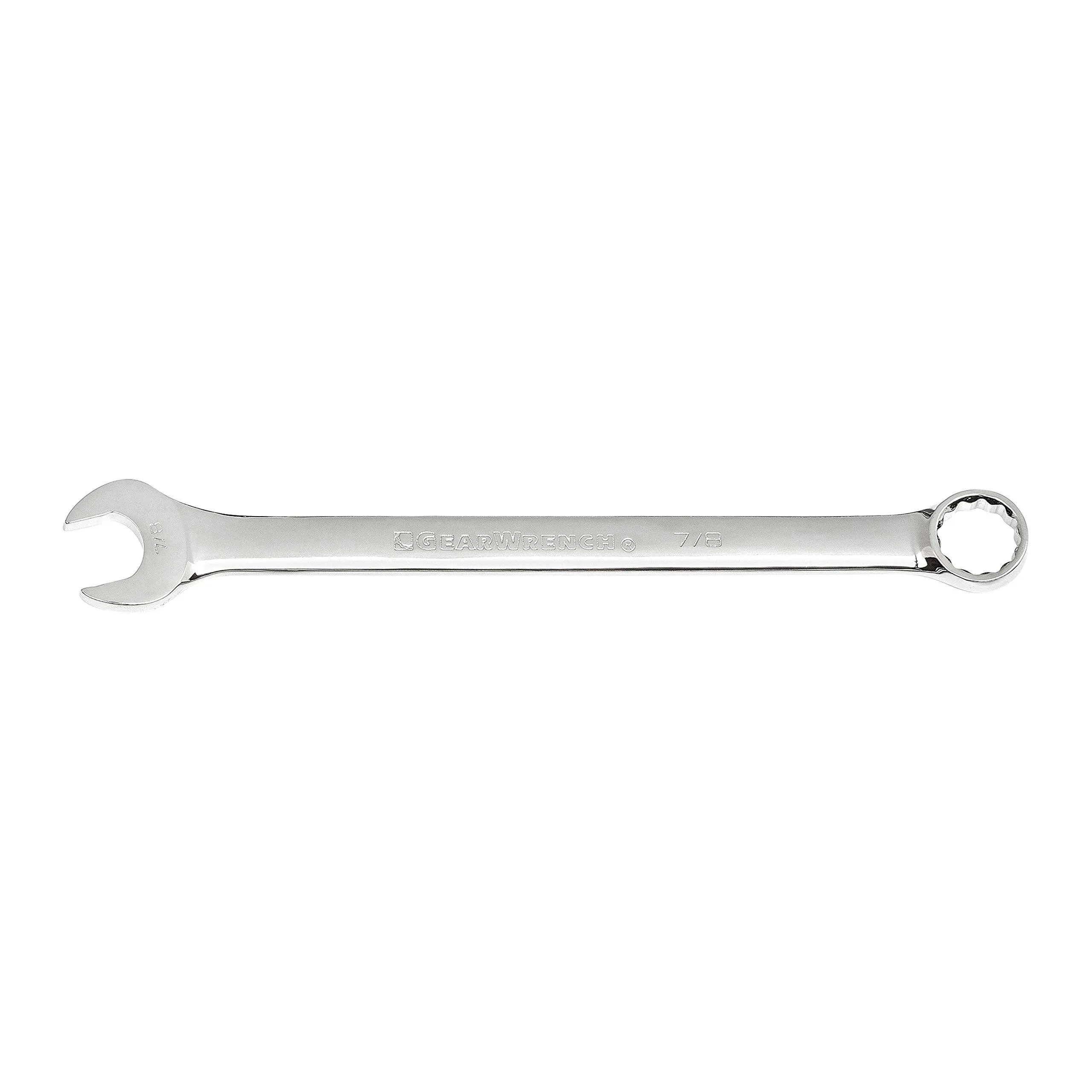 Gearwrench 81662 12 Pt. SAE Long Pattern Full Polish Combination Wrenches - 7/8"