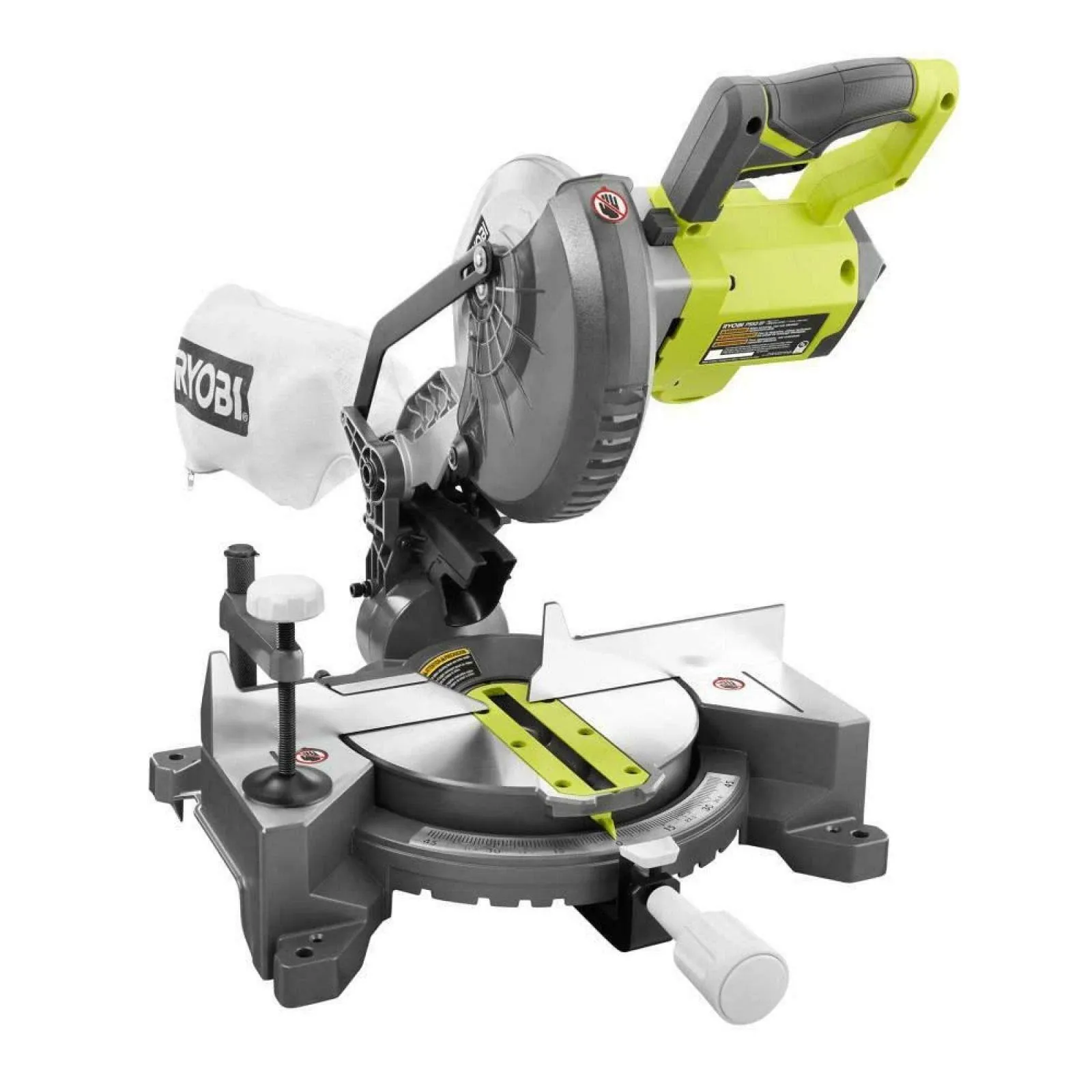 RYOBI 18-Volt ONE+ Cordless 7-1/4 in. Compound Miter Saw with Blade