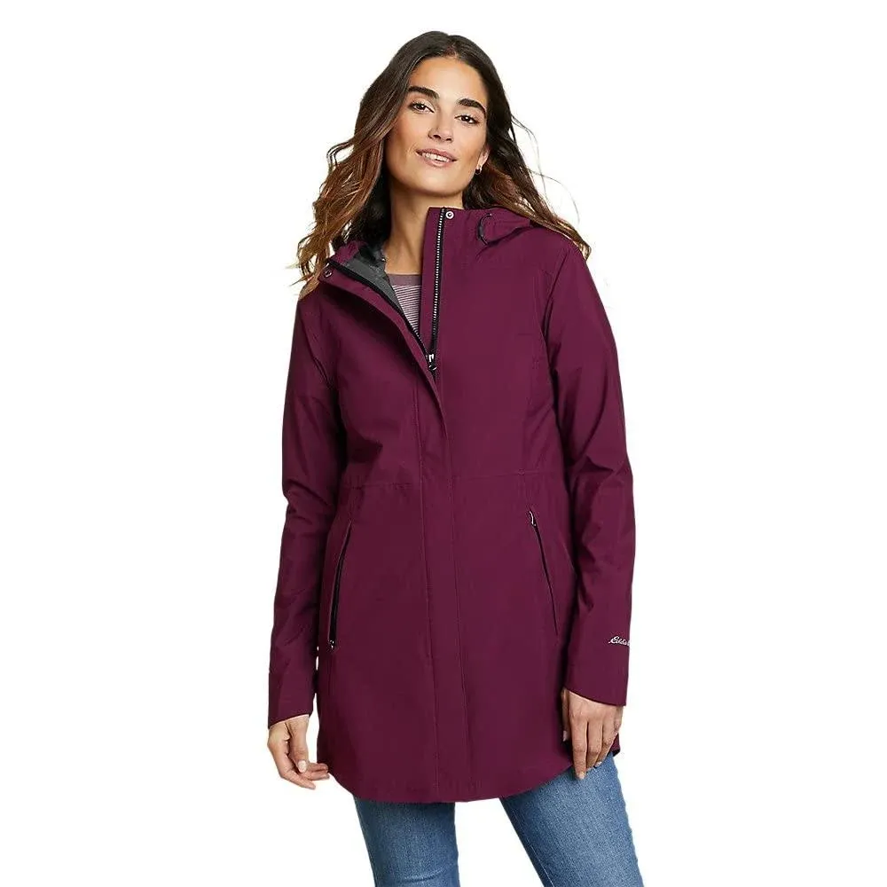 Eddie Bauer Women's Cloud Cap Stretch Rain Parka