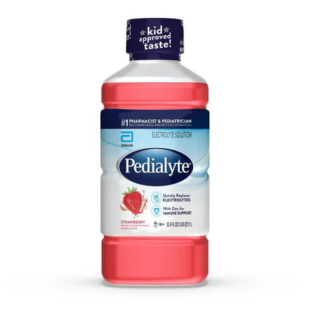 Pedialyte Electrolyte Solution Strawberry