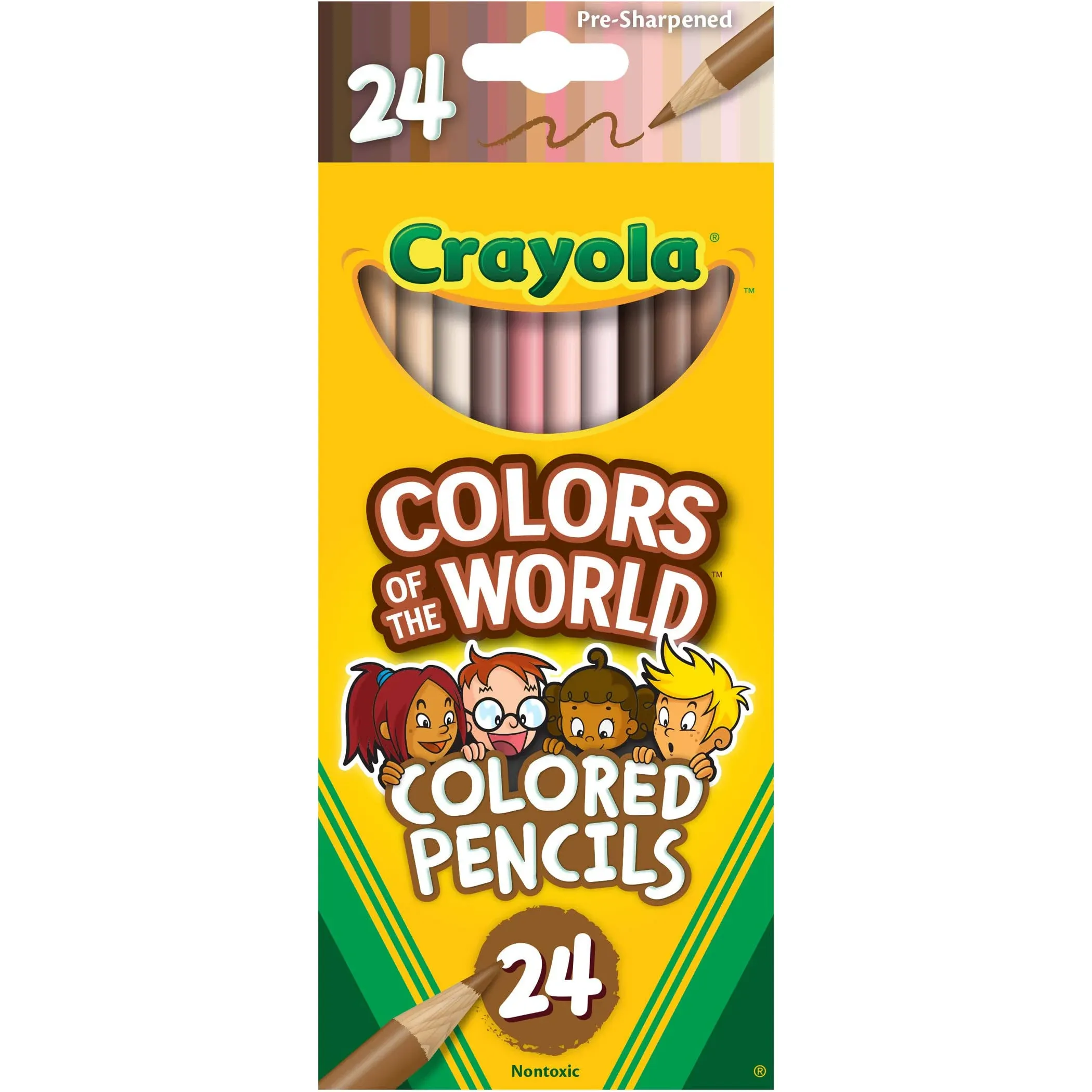 Crayola® Colors of the World Colored Pencils, 24-Count