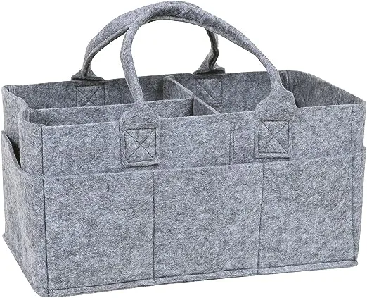 Sammy & Lou Felt Storage Caddy Gray