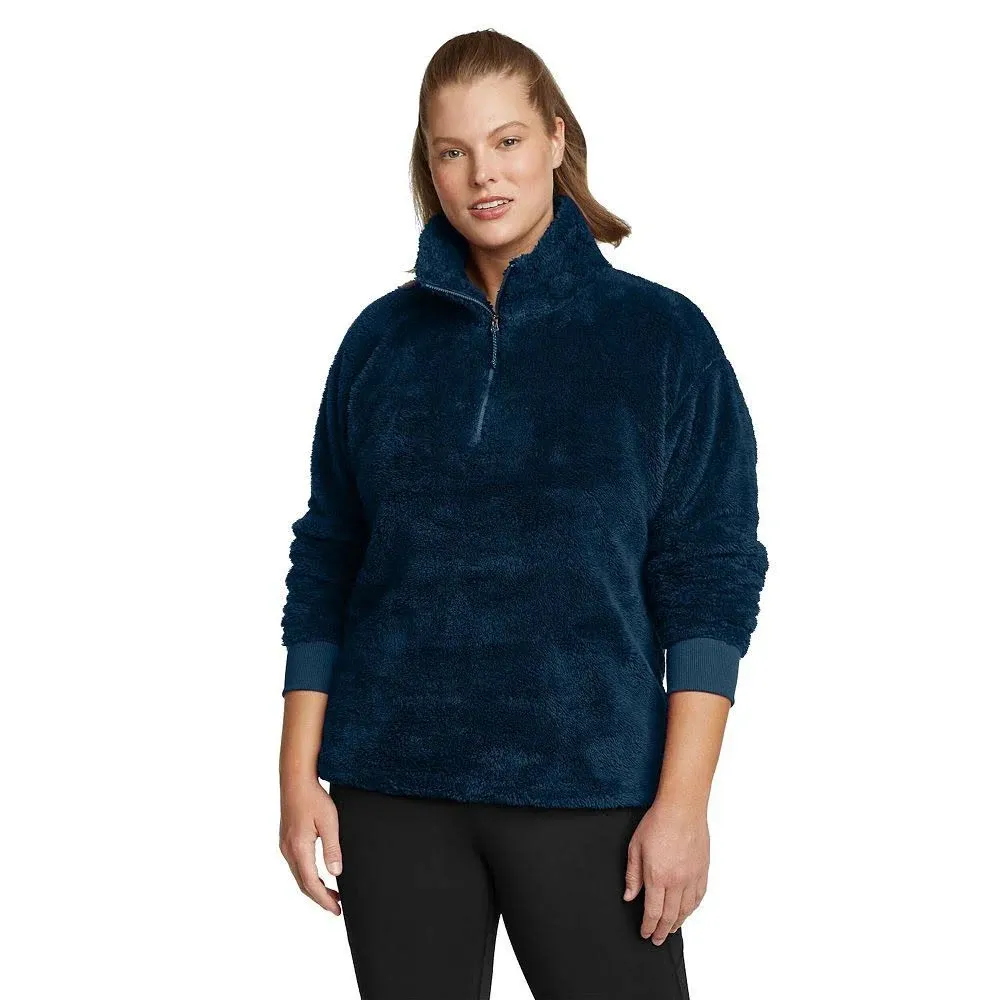 Eddie Bauer Women's Quest Plush 1/4 Zip Fleece