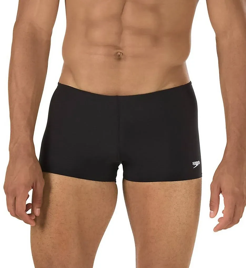 Speedo Men's Solid Endurance+ Square Leg Swimsuit