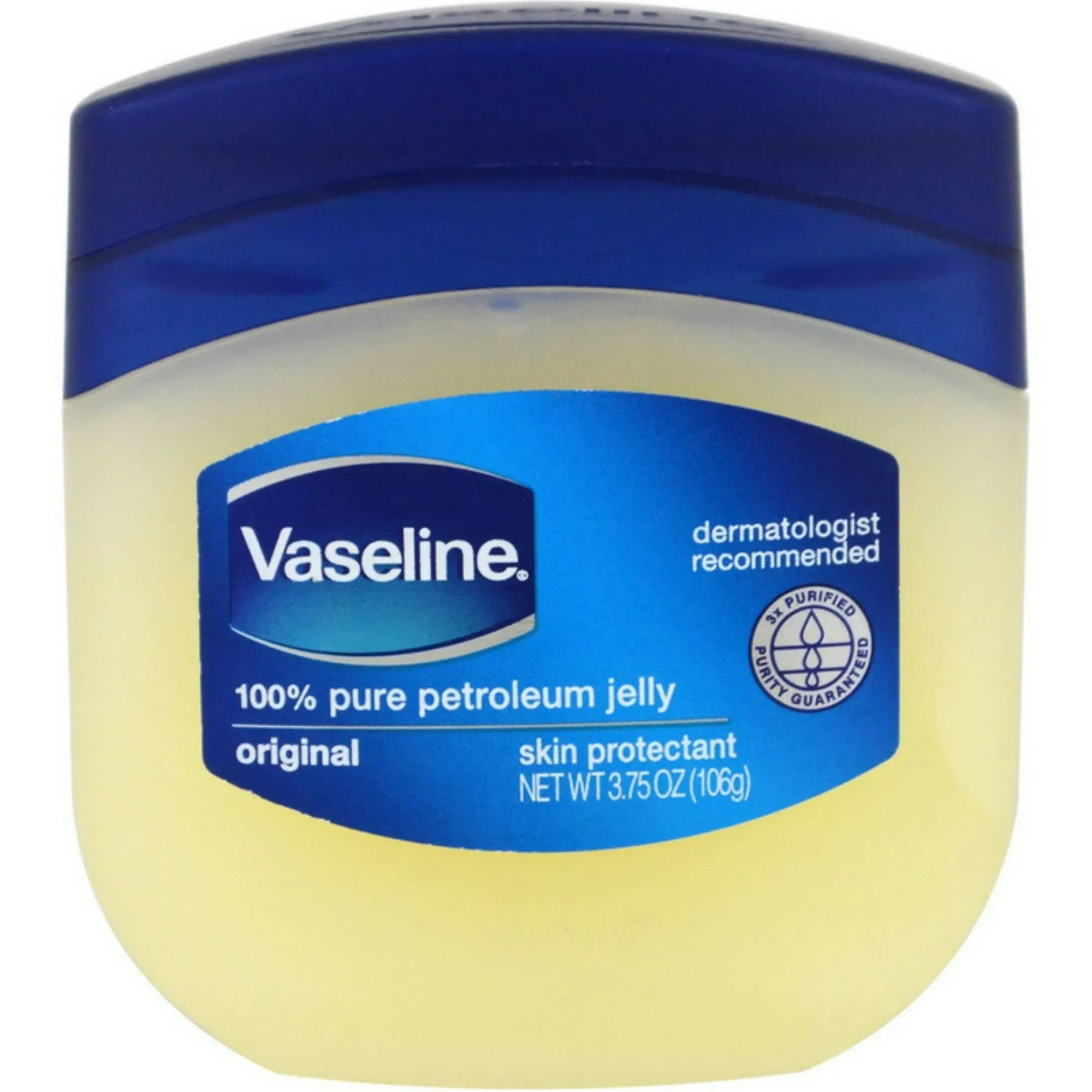 Vaseline, 100% Pure Petroleum Jelly Baby, Dermatologist Recommended, Hypoallergenic, Skin Protectant, Treat & Prevent Diaper Rash and Chafed Skin, Seals out Wetness, 2 pack -13 oz ea