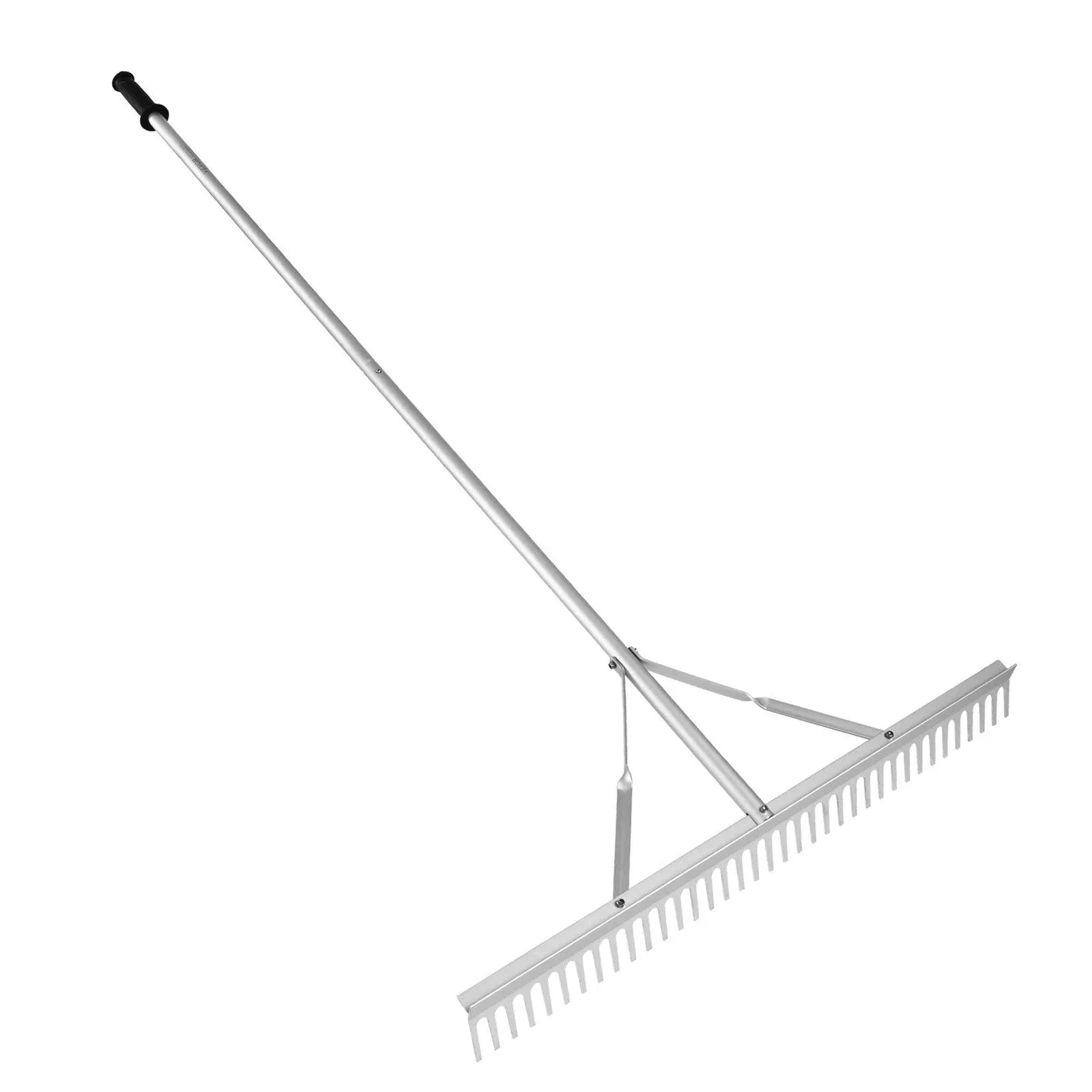 VEVOR Landscape Rake 36" Aluminum with 75" or 102.36" Adjustable Handl