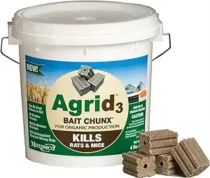 Motomco Grocery Agrid 3 Bait Chunx, 4 Pound Container