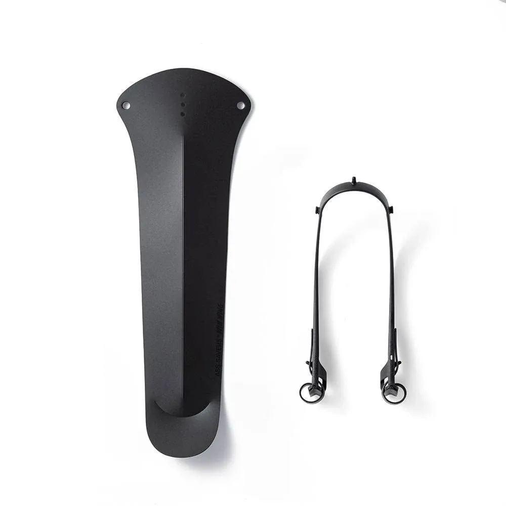 Ass Savers Win Wing 2 Gravel Rear Mudguard w/ Black Wishbone Stealth