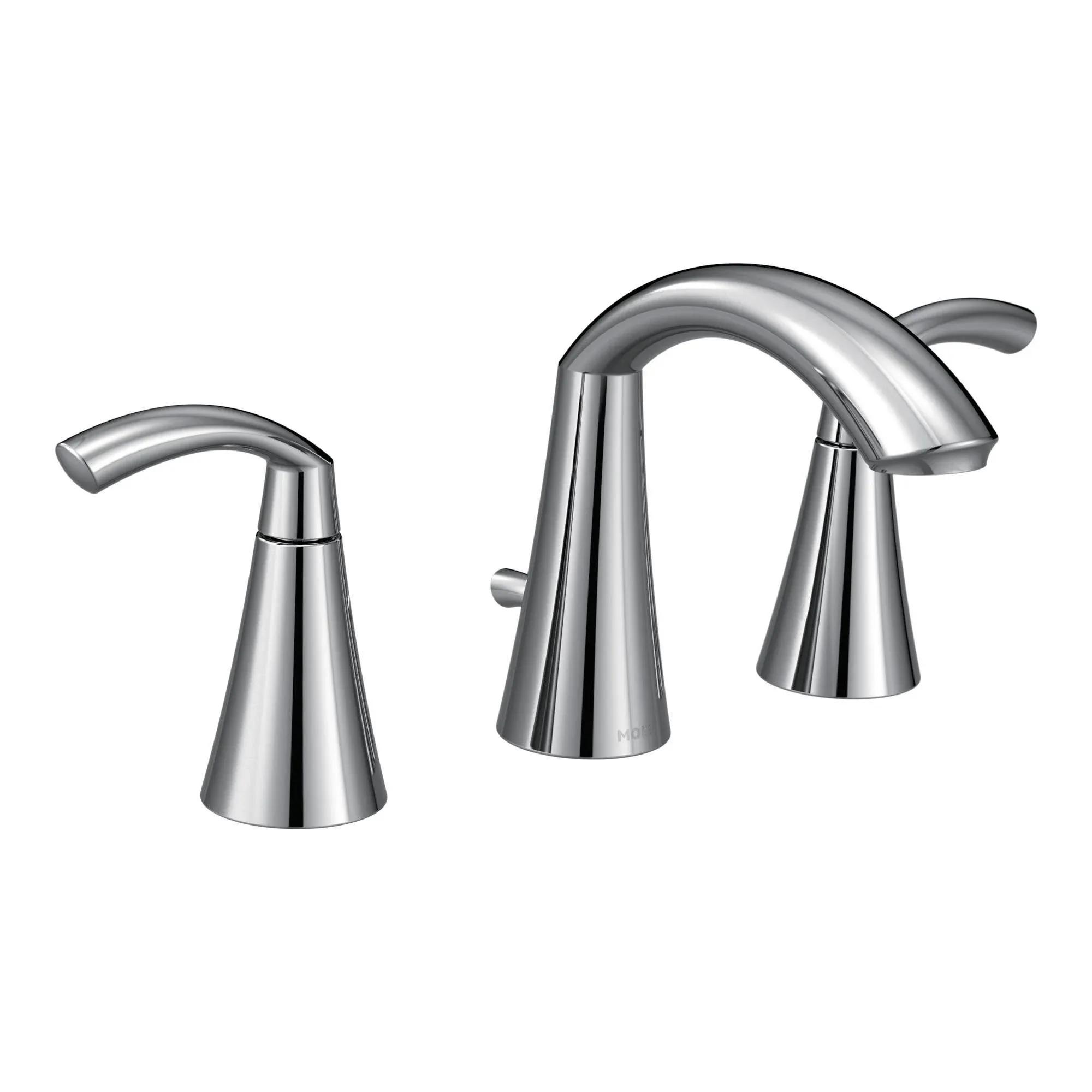 Moen T6173 Glyde Chrome Two-Handle Bathroom Faucet