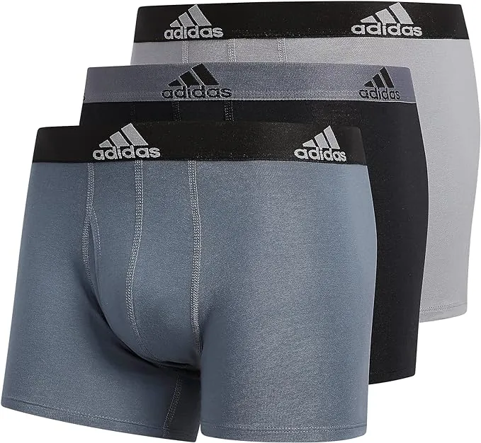 Adidas Men's Stretch Cotton 3-Pack Trunk