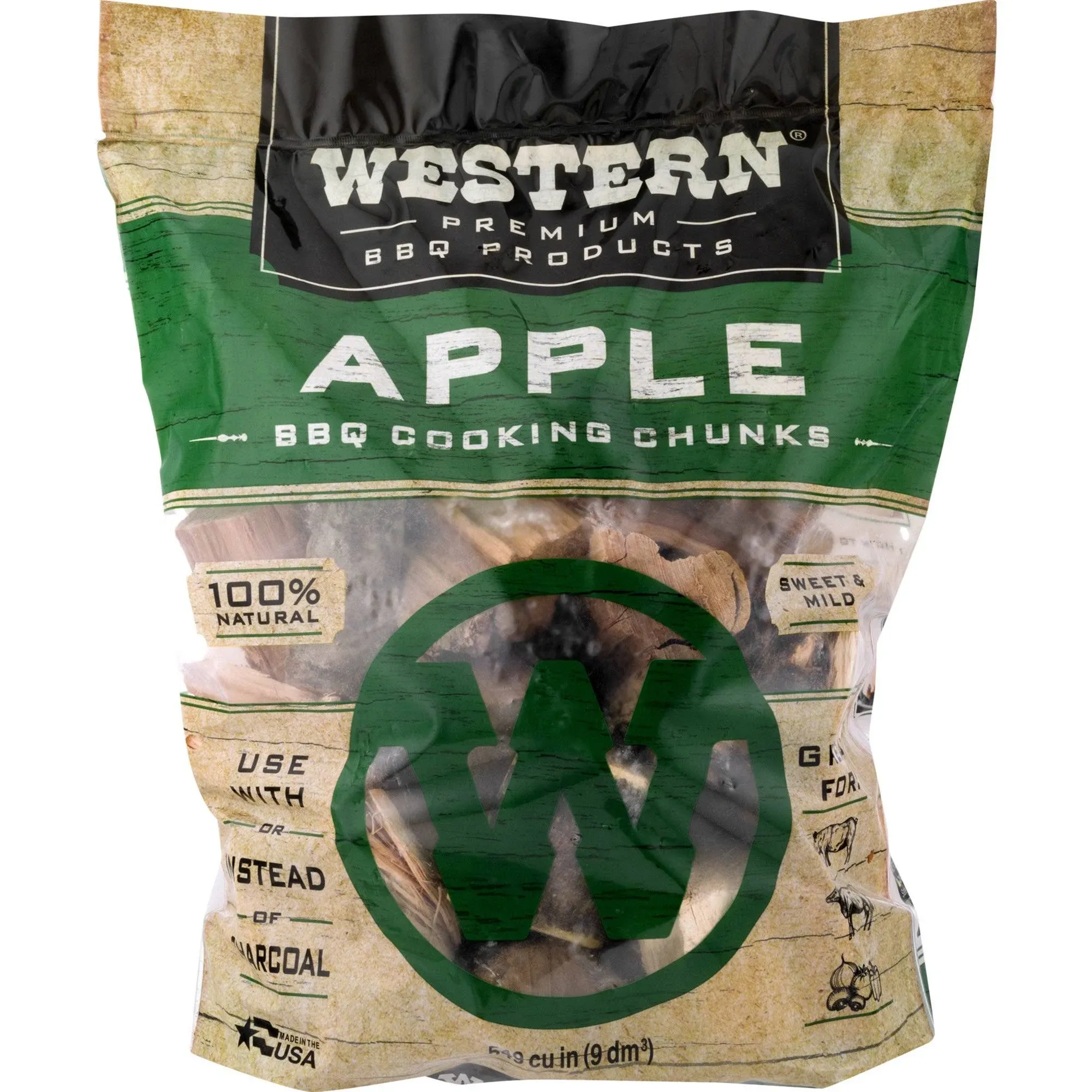 Western Apple BBQ Cooking Chunks