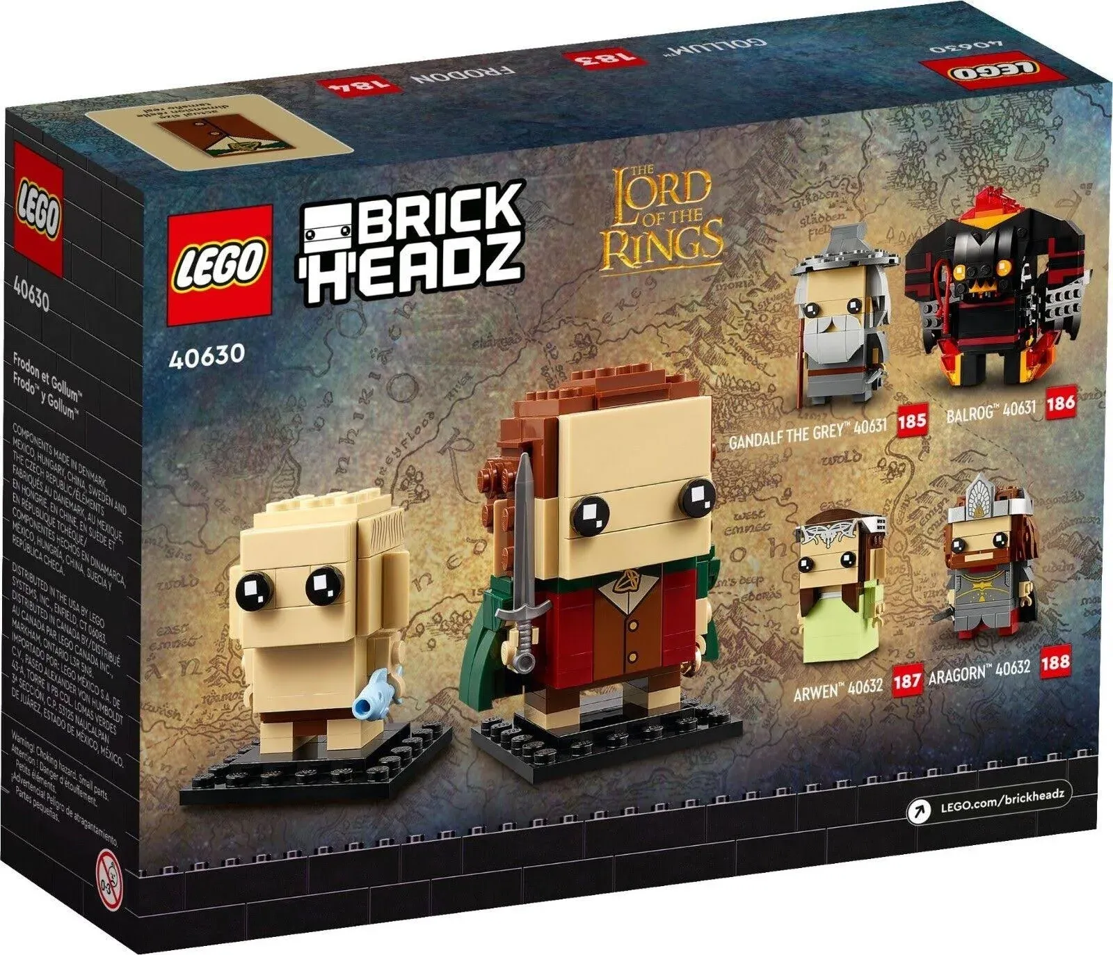 40630 Lego Brickheadz Frodo & Gollum