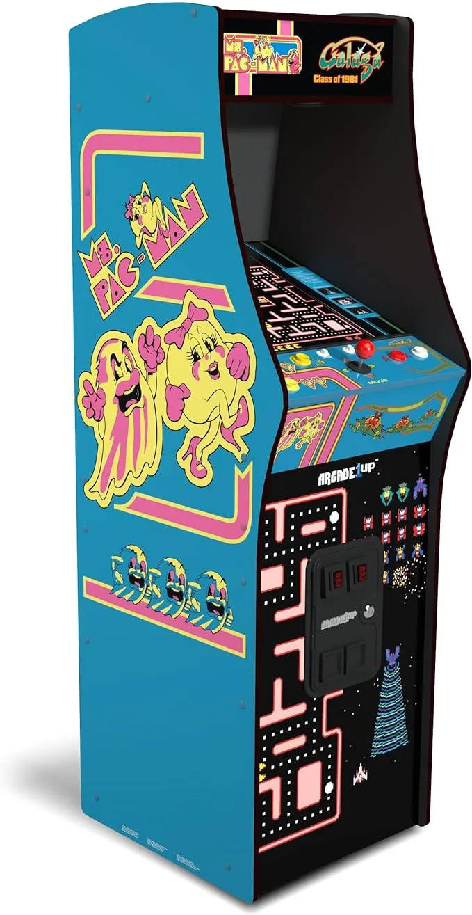 ARCADE1UP Class of 81 Deluxe Arcade Machine for Home - 5 Feet Tall - 12 Classic Games