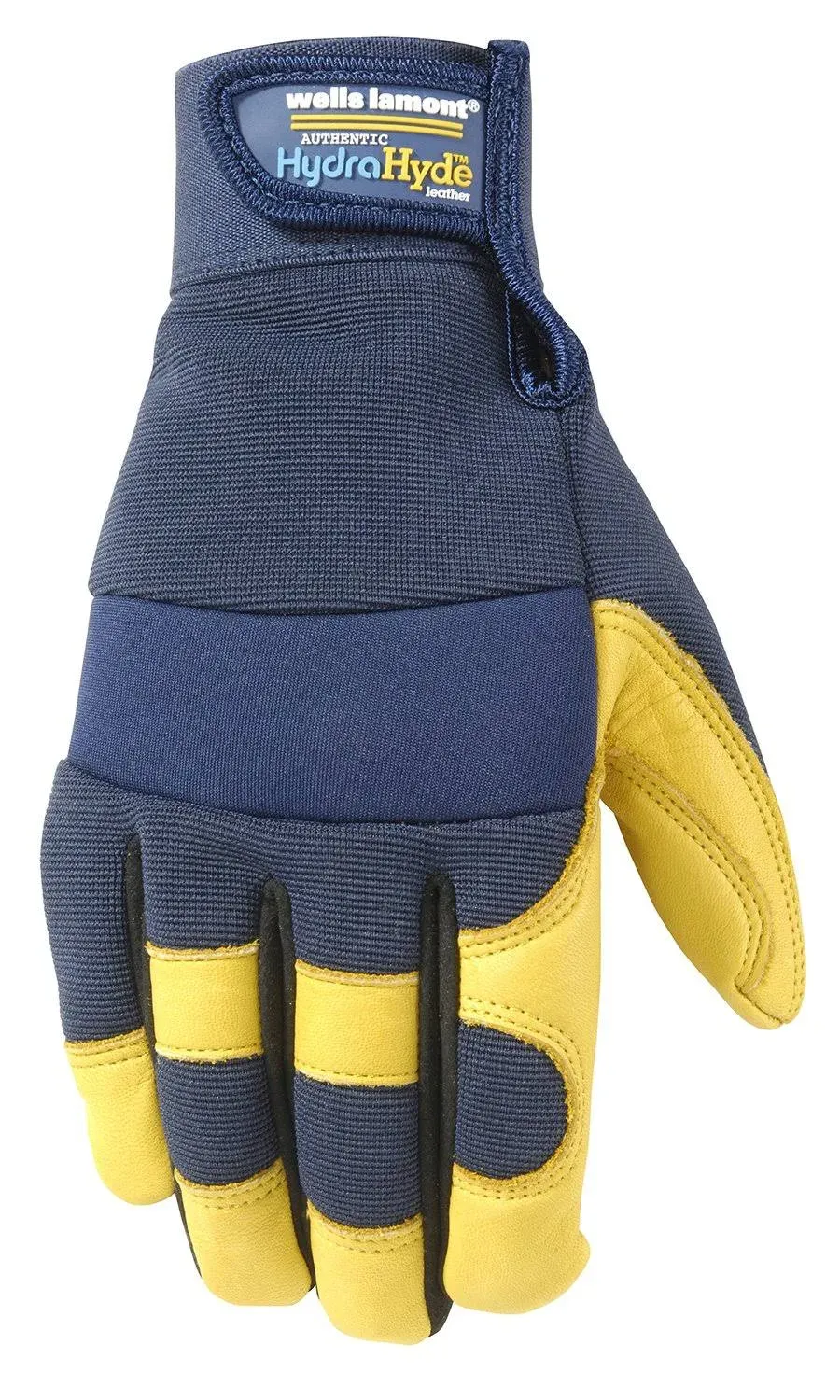 Wells Lamont Men's HydraHyde Leather Palm Work Gloves