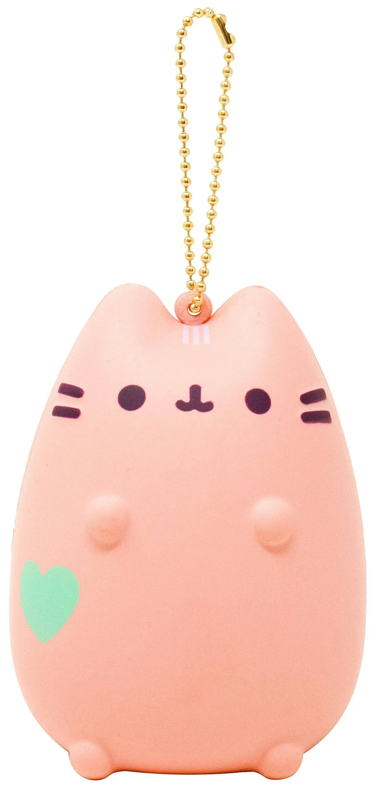 Hamee Pusheen Cute Cat Slow Rising Squishy Toy (Pastel Pink) [Christmas Tree Ornaments, Gift Box, Party Favors, Gift Basket Filler, Stress Relief Toys]