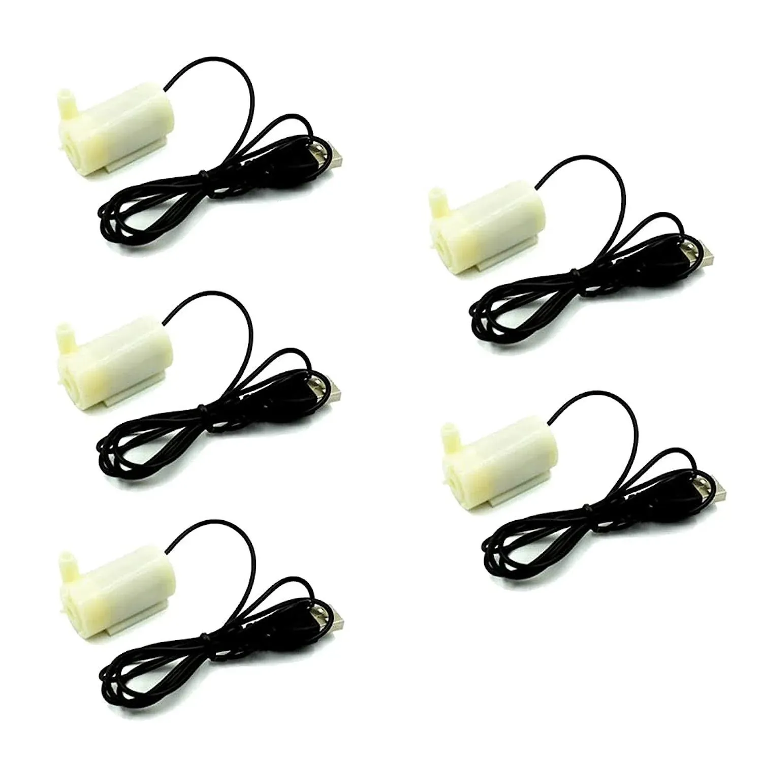 HiLetgo 5pcs Dc3-6v Low Noise Brushless Motor Pump Mini Micro Submersible Water