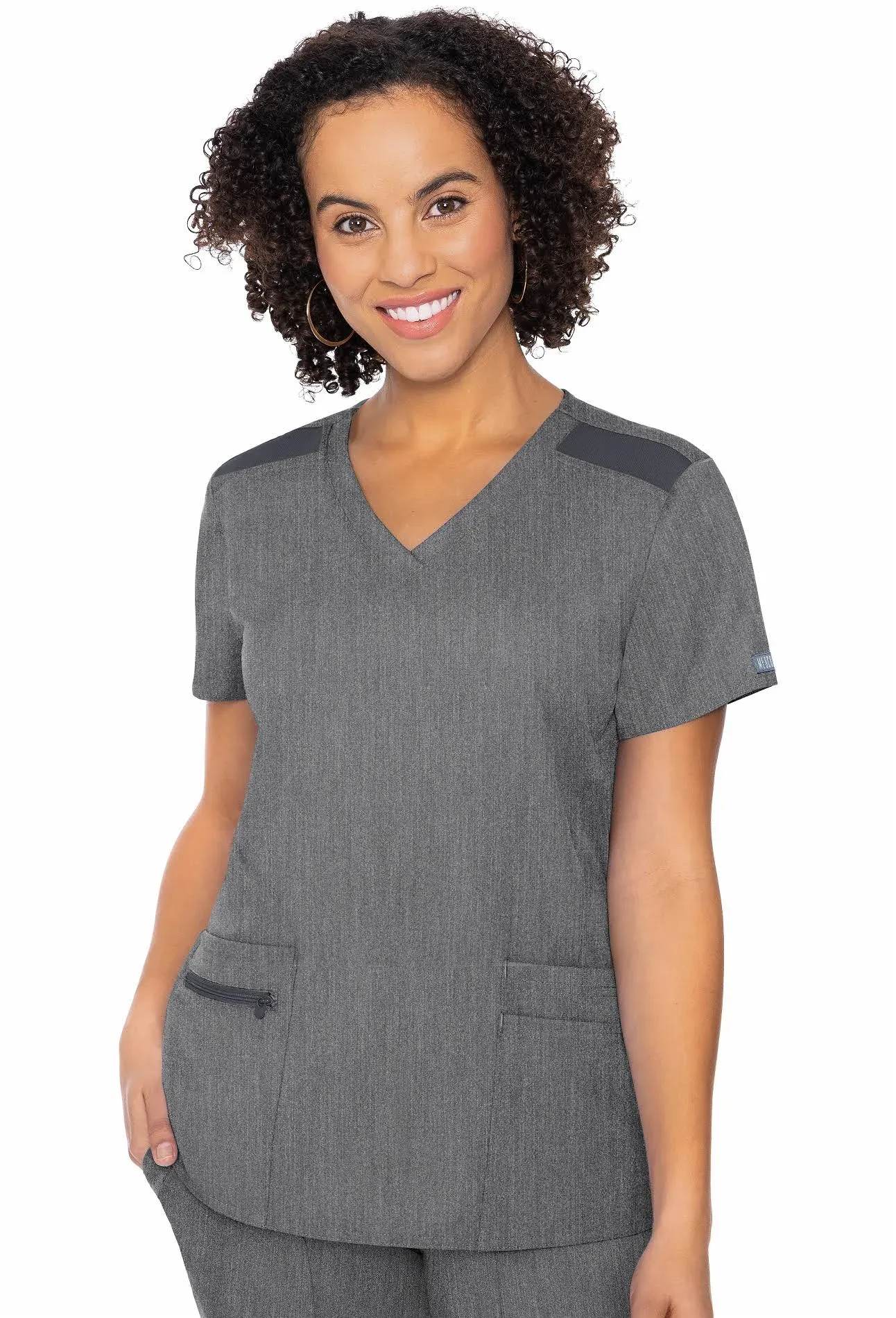 "Clearance Women's V-Neck Knit Back Top"