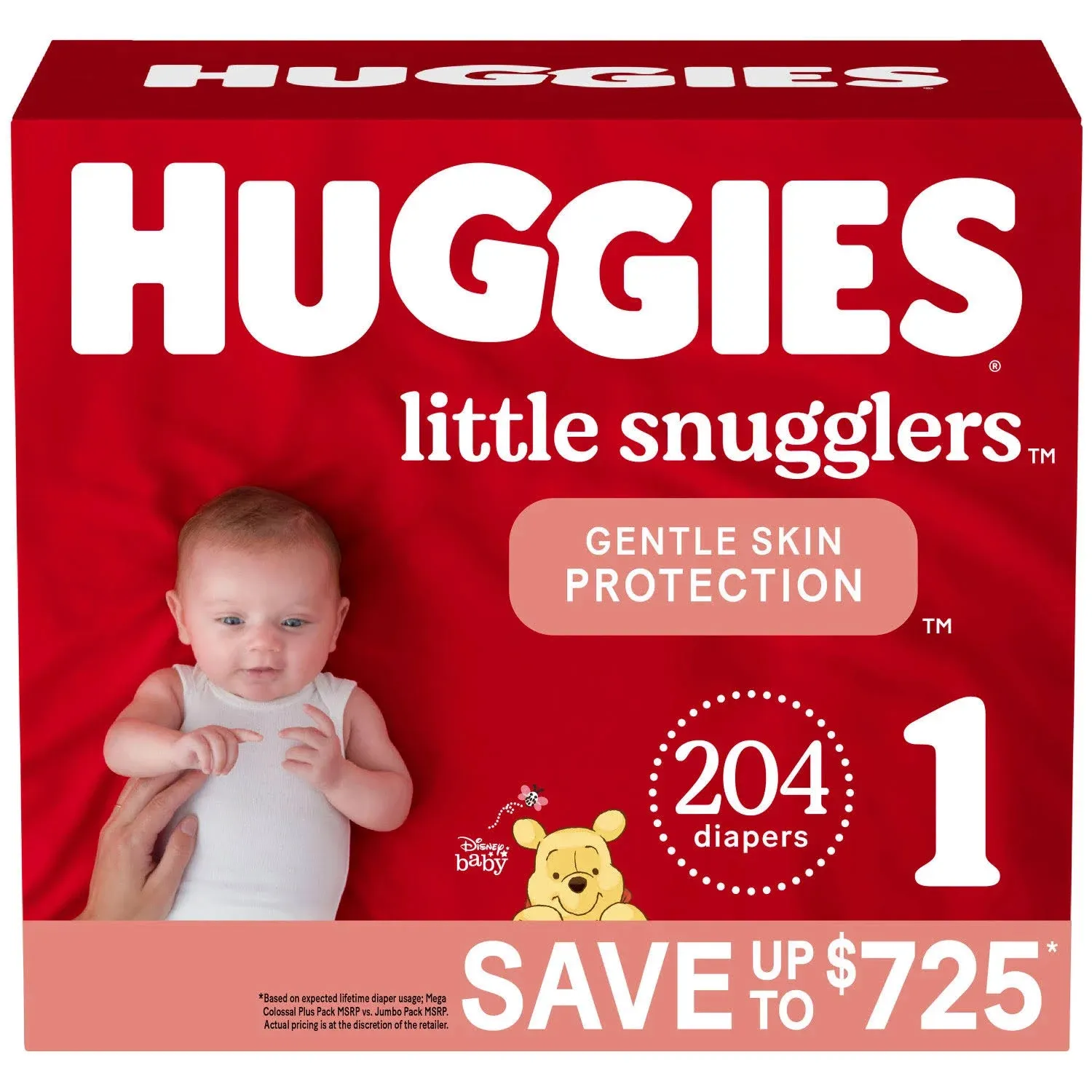 Huggies Little Snugglers Diaper, Newborn, Pack-24