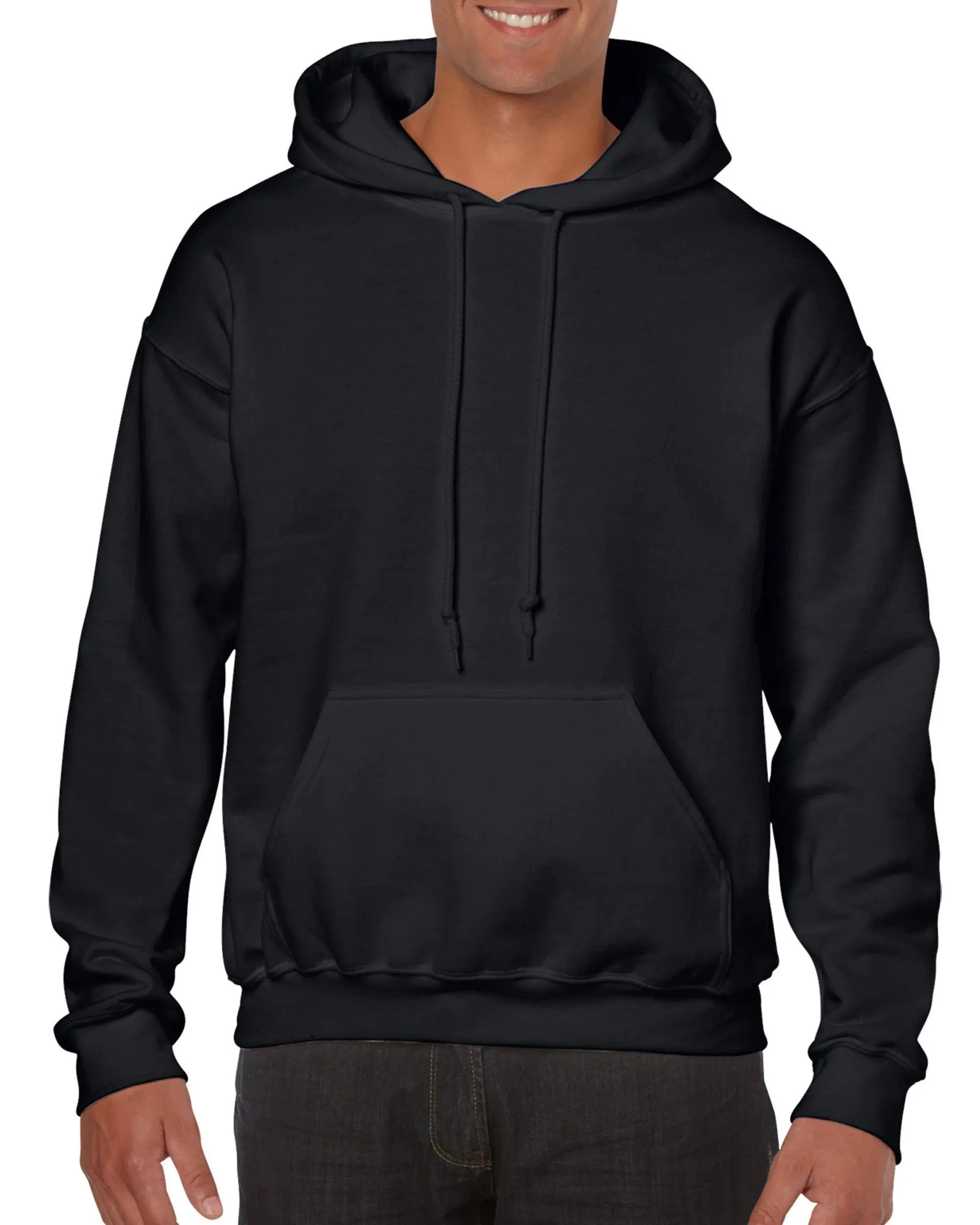 Gildan Heavy Blend Hooded Sweatshirt - Black - L