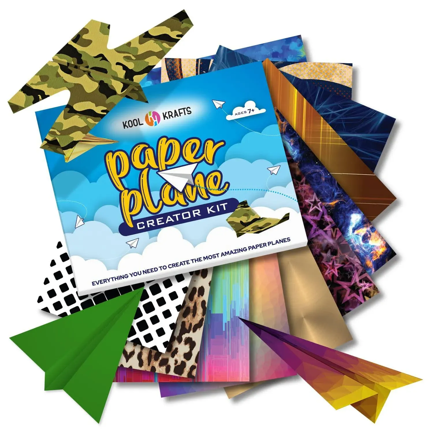 Kool Krafts Paper Airplanes - Craft Kit | Airplane Activities for Kids Set ...