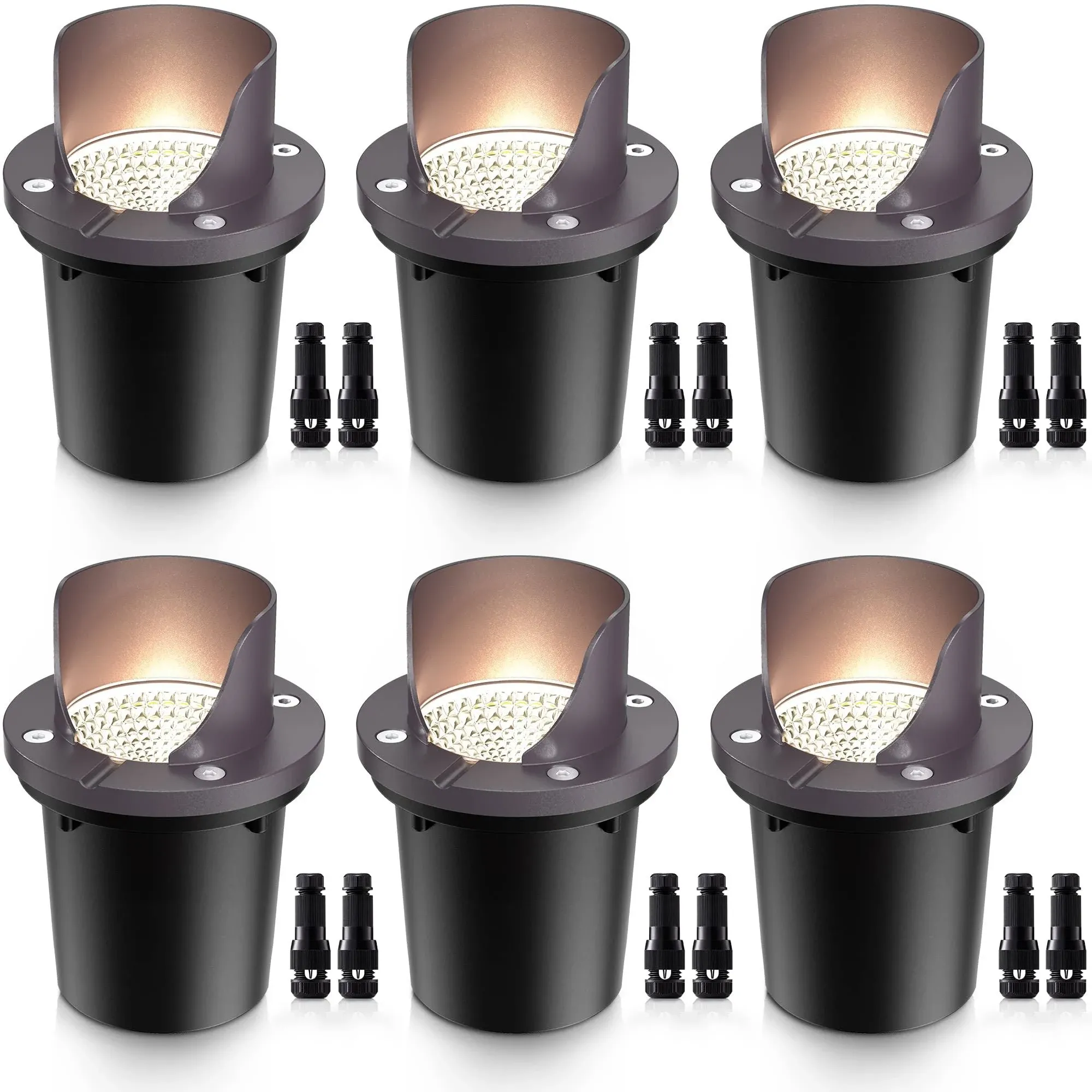 Low Voltage Landscape Lights Waterproof Outdoor Inground Lights Shielded Led