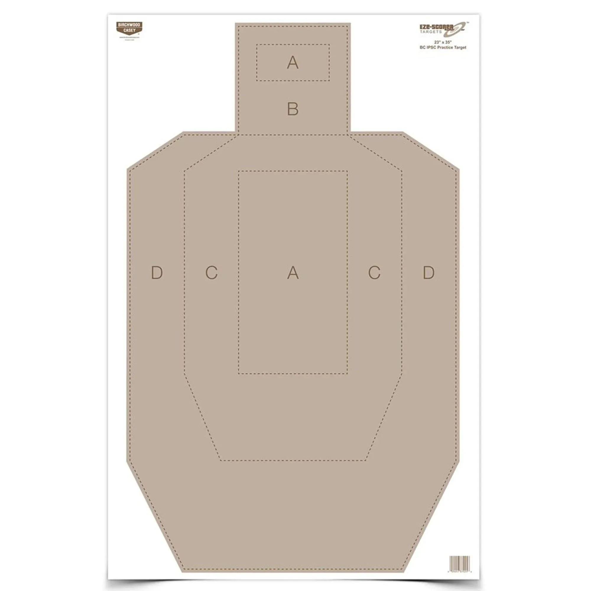 Birchwood Casey Eze-Scorer IPSC Target 100-23x35