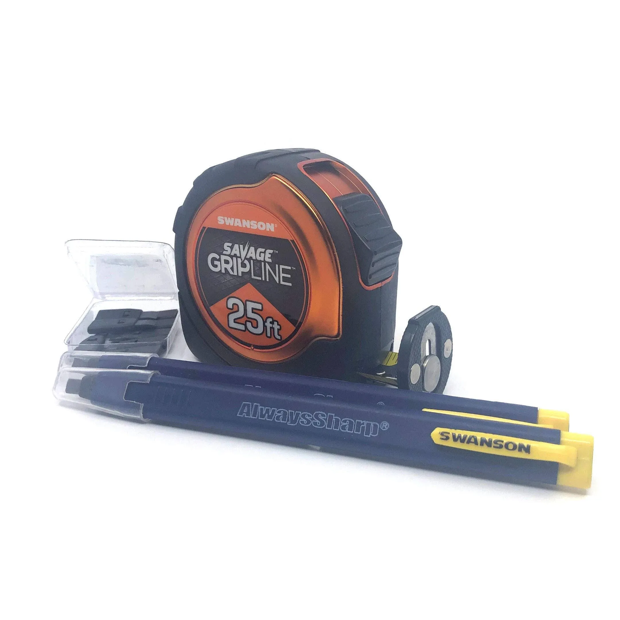 Swanson Tool Co SVGL25M1/CP216 Value Pack featuring a 25 Foot Gripline Black 