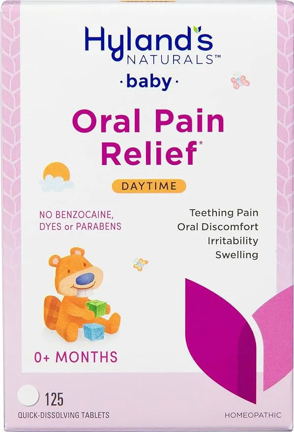 HYLAND: Pain Relief Baby Oral, 125 Tablets